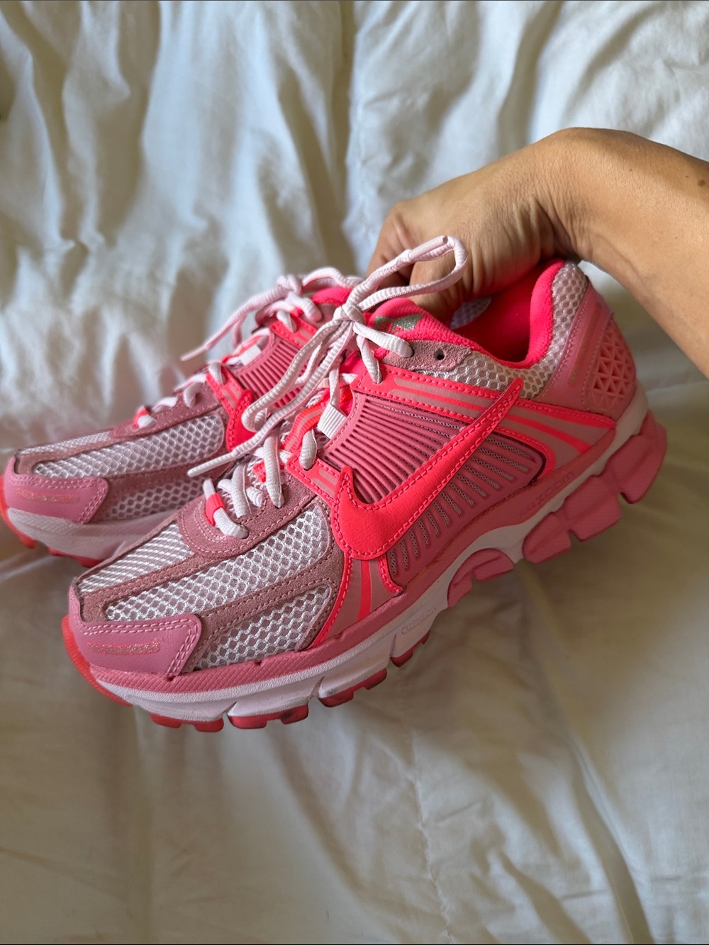 Nike Women's Pink and Hot Pink Running Shoes